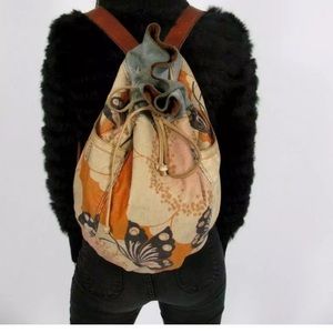 IOS Lucky brand canvas backpack, this print!